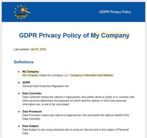 jameliz privacy|GDPR Privacy policy